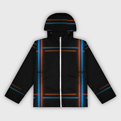 Женская ветровка Neon black red blue