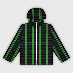 Ветровка с капюшоном женская Color black cage, цвет: 3D-белый