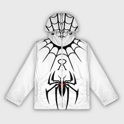 Женская ветровка Паук на белом - the web of Fate