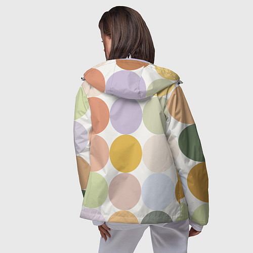 Женская ветровка Цветочный горошек / 3D-Белый – фото 4