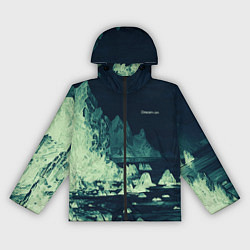 Женская ветровка Dream on стилизованный скалистый берег