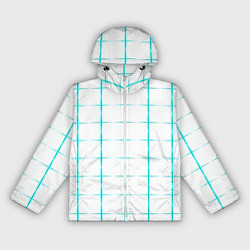 Женская ветровка Color white light blue crosses