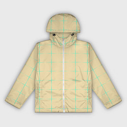 Женская ветровка Color beige green crosses