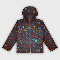 Женская ветровка Different shapes of geometry