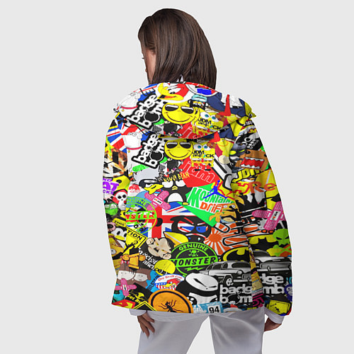 Женская ветровка Monster energy бренды / 3D-Белый – фото 4