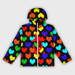 Женская ветровка Doom love pixel pattern