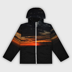 Женская ветровка Закат на плато