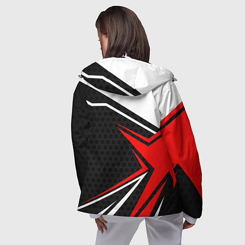 Женская ветровка Umbrella - red uniform / 3D-Белый – фото 4