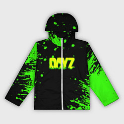 Ветровка с капюшоном женская Dayz кислотное краски логотип, цвет: 3D-белый