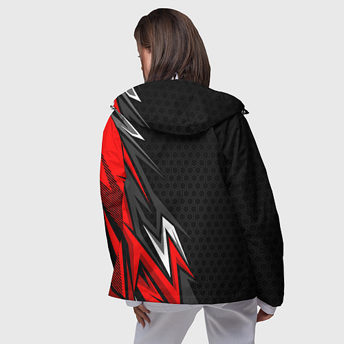 Женская ветровка Федерация бокса - Россия / 3D-Белый – фото 4