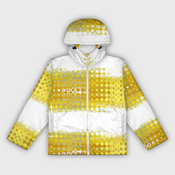 Женская ветровка Узорчатые золотые полосы