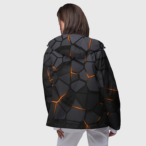 Женская ветровка Half Life - armor / 3D-Черный – фото 4