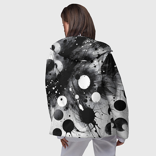 Женская ветровка Abstract fantasy pattern - Milano / 3D-Белый – фото 4