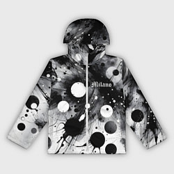 Ветровка с капюшоном женская Abstract fantasy pattern - Milano, цвет: 3D-белый