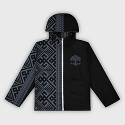 Женская ветровка Славянские узоры и древо жизни