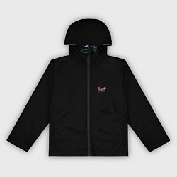 Ветровка с капюшоном женская Mercedes amg, цвет: 3D-черный