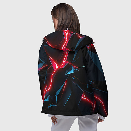 Женская ветровка Neon multicolored / 3D-Белый – фото 4