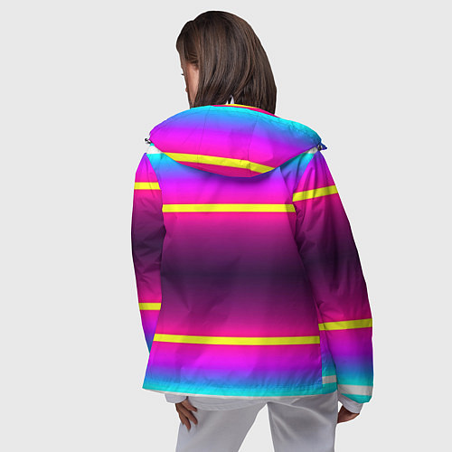 Женская ветровка Color neon / 3D-Белый – фото 4