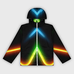 Женская ветровка Neon multicolored lines
