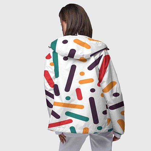 Женская ветровка Oval oil / 3D-Белый – фото 4