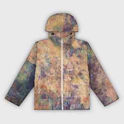 Женская ветровка Абстракция - pink marble with blue flecks