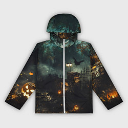 Женская ветровка Ночь тыкв и теней