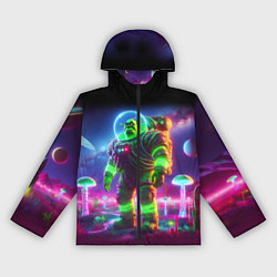 Женская ветровка Космонавт Шрук в неоновом скафандре на загадочной