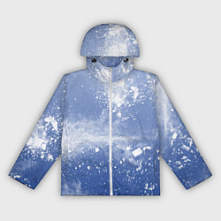 Ветровка с капюшоном женская Снежки попали в тебя, цвет: 3D-белый