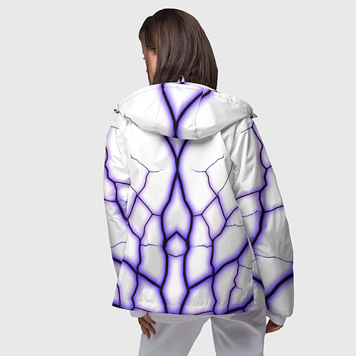 Женская ветровка Color white purple / 3D-Белый – фото 4