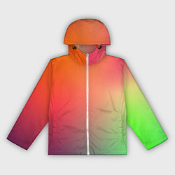 Ветровка с капюшоном женская Color multicolored, цвет: 3D-белый