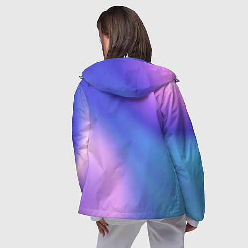 Женская ветровка Color multicolored gradient / 3D-Белый – фото 4