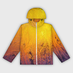 Женская ветровка Узоры золотистого инея