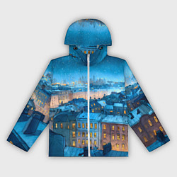 Женская ветровка Крыши зимнего Питера