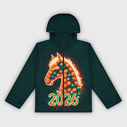 Женская ветровка Праздничная лошадь 2026