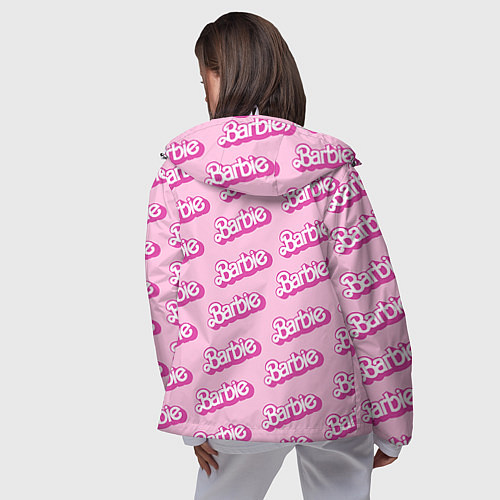 Женская ветровка Barbie Pattern / 3D-Белый – фото 4