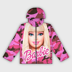 Ветровка с капюшоном женская Барби, цвет: 3D-черный