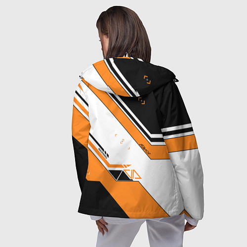 Женская ветровка CS:GO Asiimov / 3D-Белый – фото 4