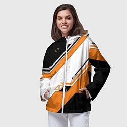 Ветровка с капюшоном женская CS:GO Asiimov, цвет: 3D-белый — фото 2