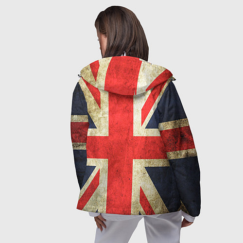Женская ветровка Великобритания / 3D-Белый – фото 4