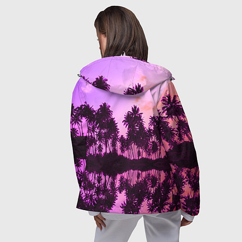 Женская ветровка Hawaii dream / 3D-Белый – фото 4